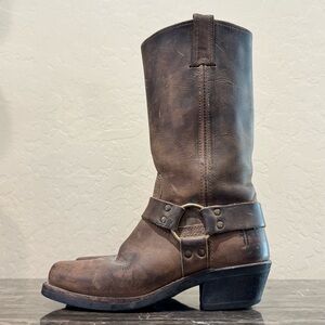 Frye 12R Leather Harness Boots